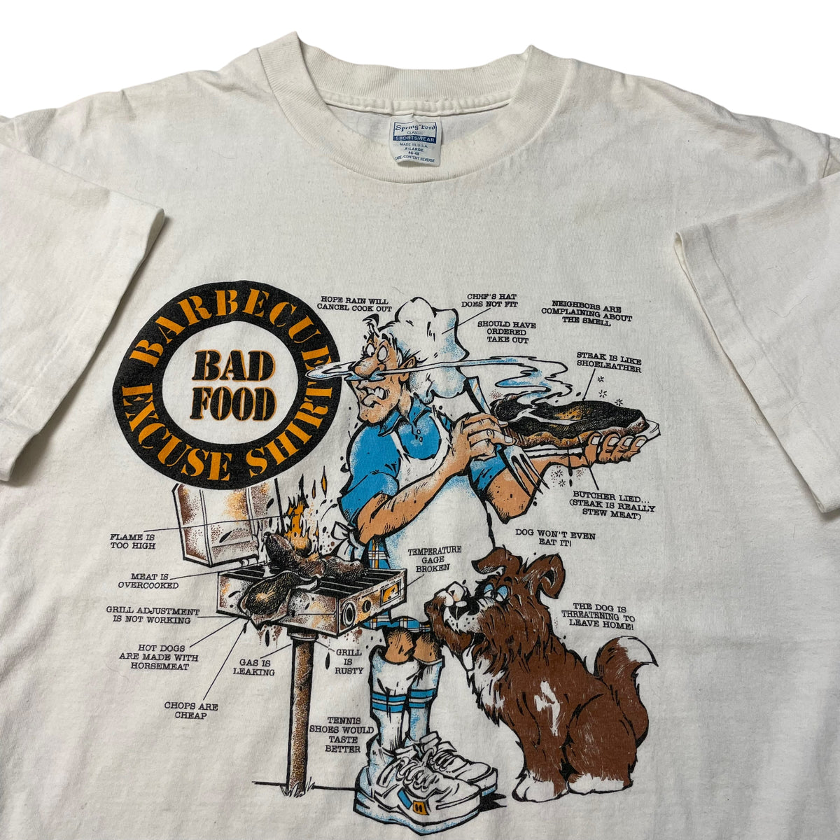 80’s ‘Bad Food Excuses’ T-Shirt