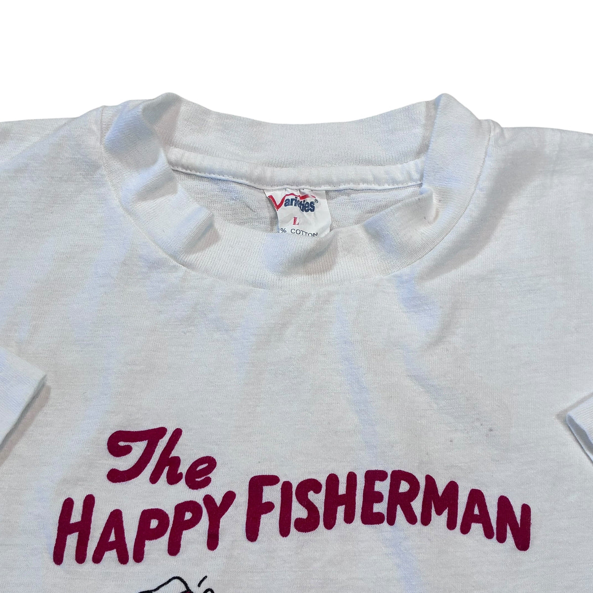 Happy fisher man size large