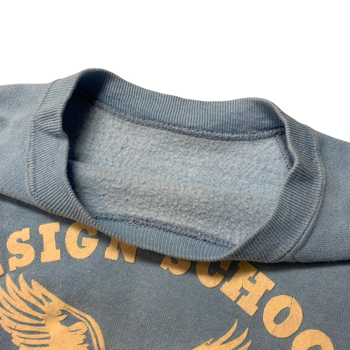 60’s ‘Ensign School’ Flock Print Sweatshirt