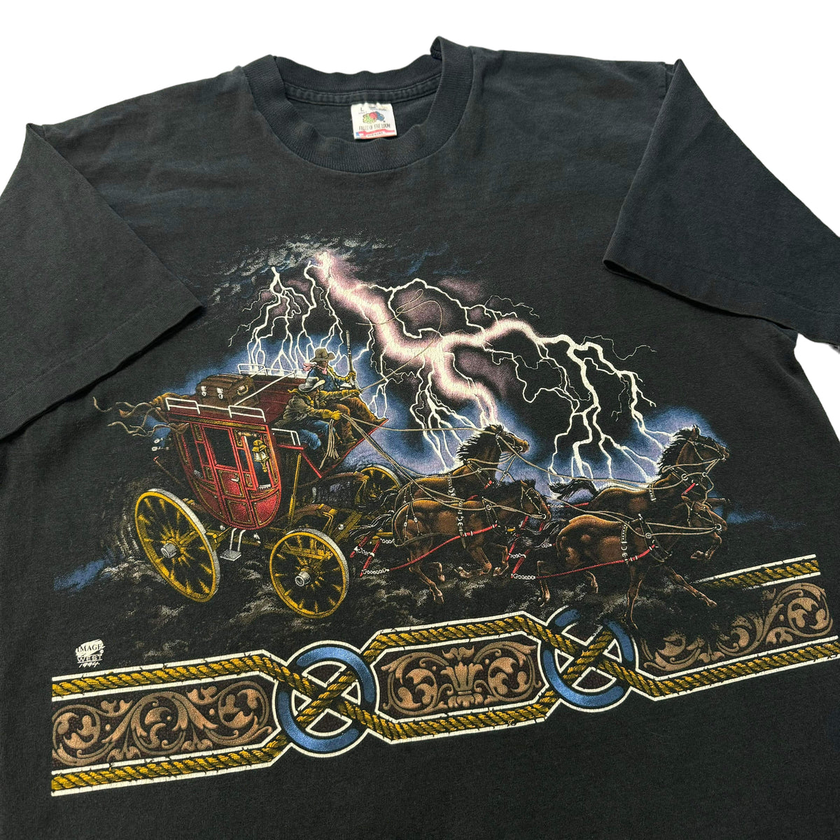 90’s ‘Coach Wagon in Thunder Storm’ T-Shirt