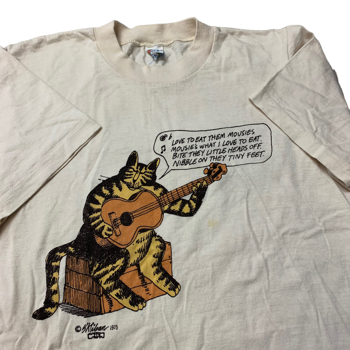 70’s Crazy Shirt ‘Singing Cat’ T-Shirt