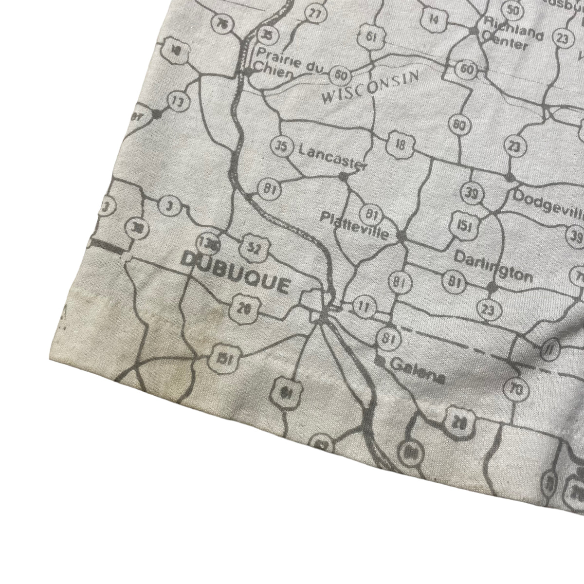 80’s Wisconsin Map T-Shirt