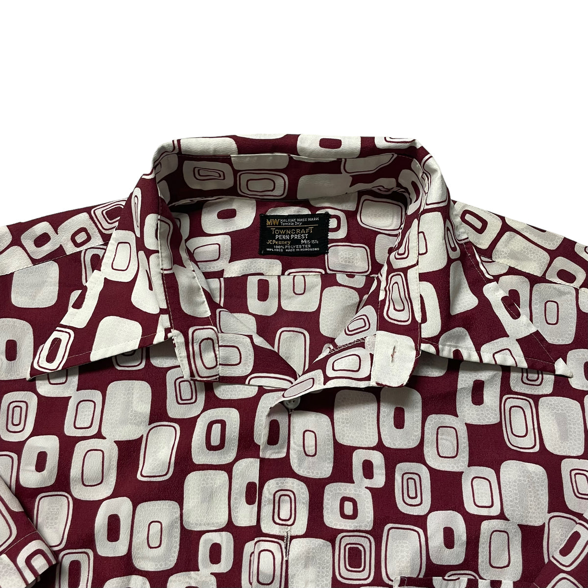 70’s Towncraft JCPenney Printed Penn Prest Shirt