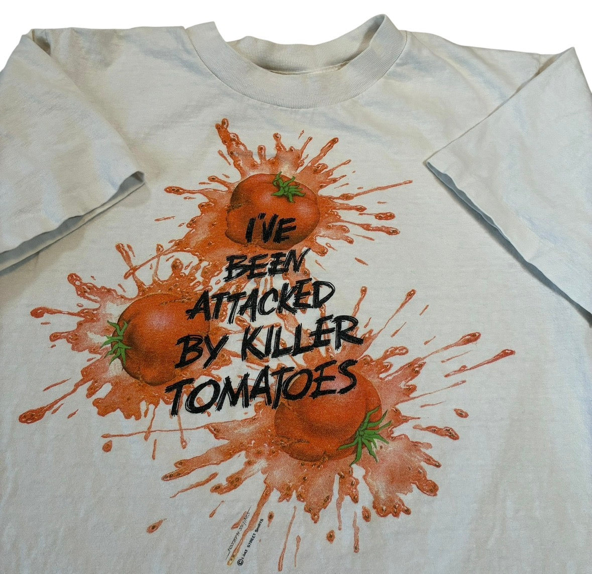 Killer tomatoes, T-shirt size large
