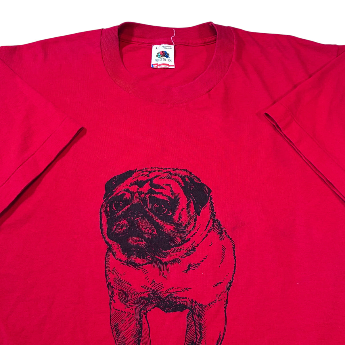 Pug tshirt size large