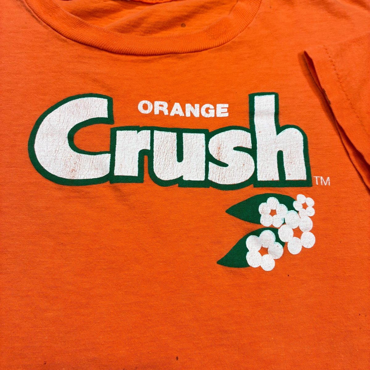 True Vintage 70’s Orange Crush T-Shirt Medium/Large