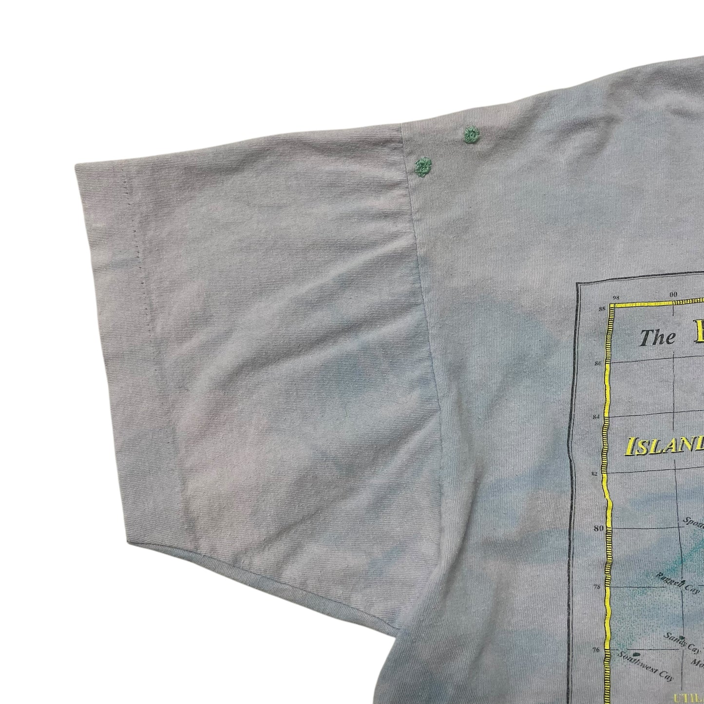 90’s ‘Islands of Honduras’ Map Tie Dye T-Shirt