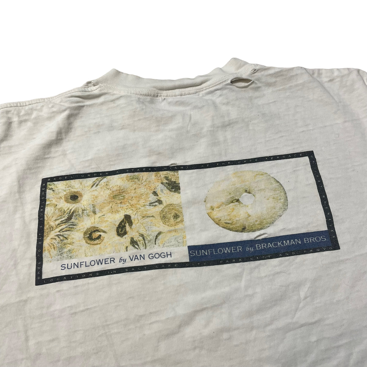 90’s ‘Sunflower’ Brackman Bros Bagels X Van Gogh Einstein Bagels Art T-Shirt