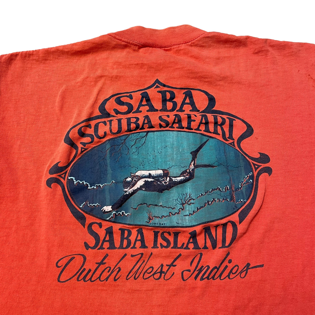 70’s ‘Saba Scuba Safari’ Stedman Hi-Cru T-Shirt