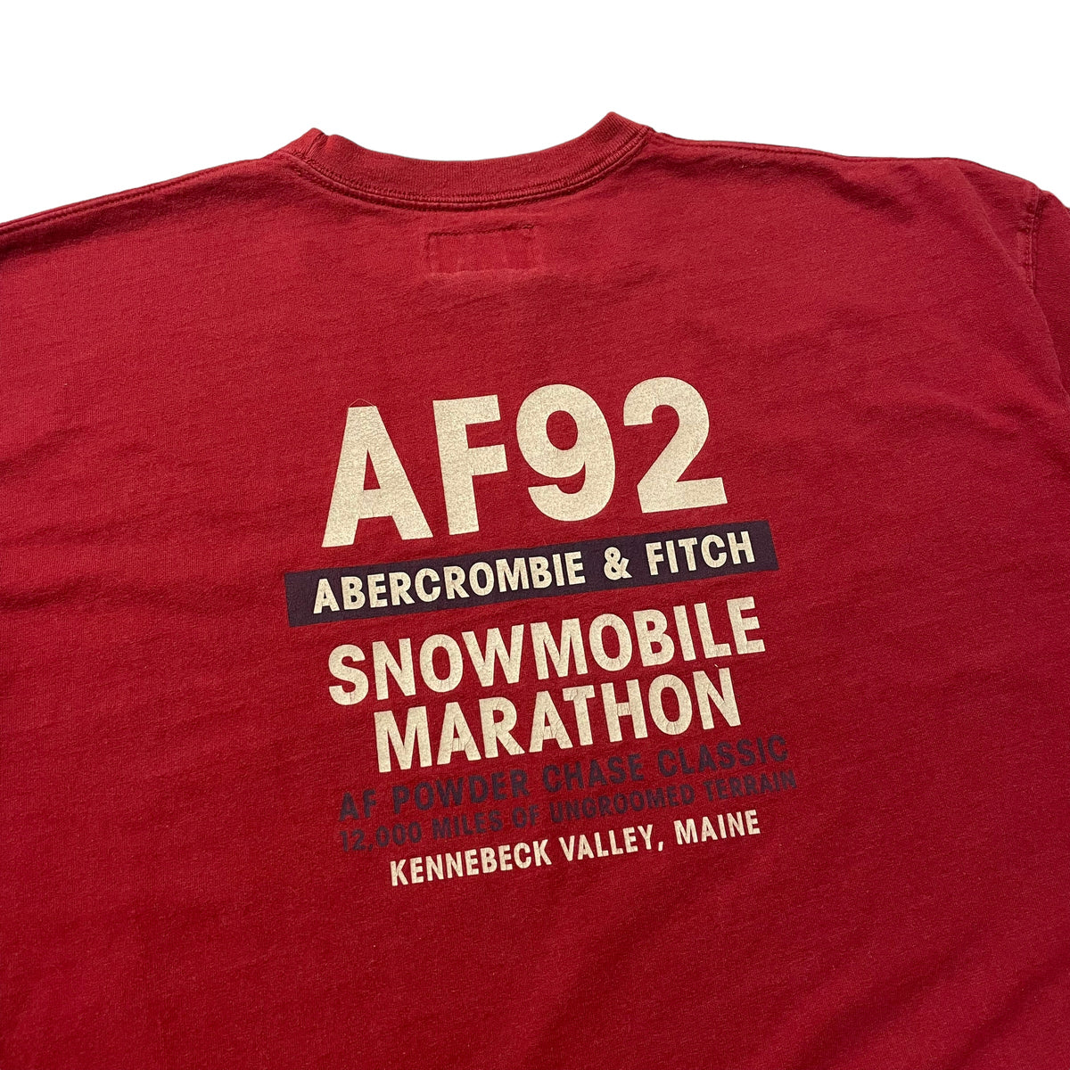 00’s Abercrombie and Fitch ‘Snowmobile Marathon’ L/S T-Shirt
