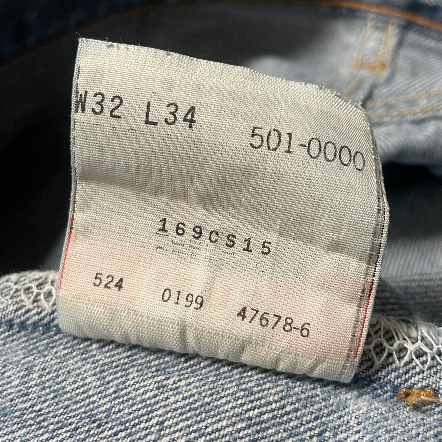 90’s Levi’s 501xx Denim Jeans