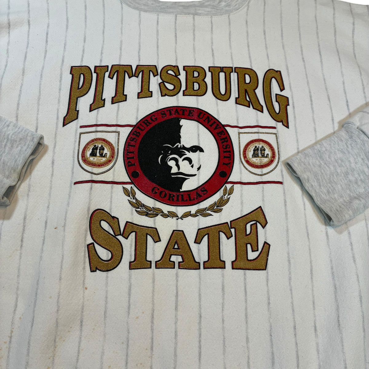 Pittsburg State Striped Gusset Sweatshirt XL