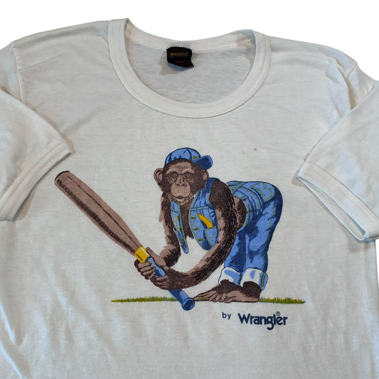 70s wrangler monkey T-shirt size medium ￼