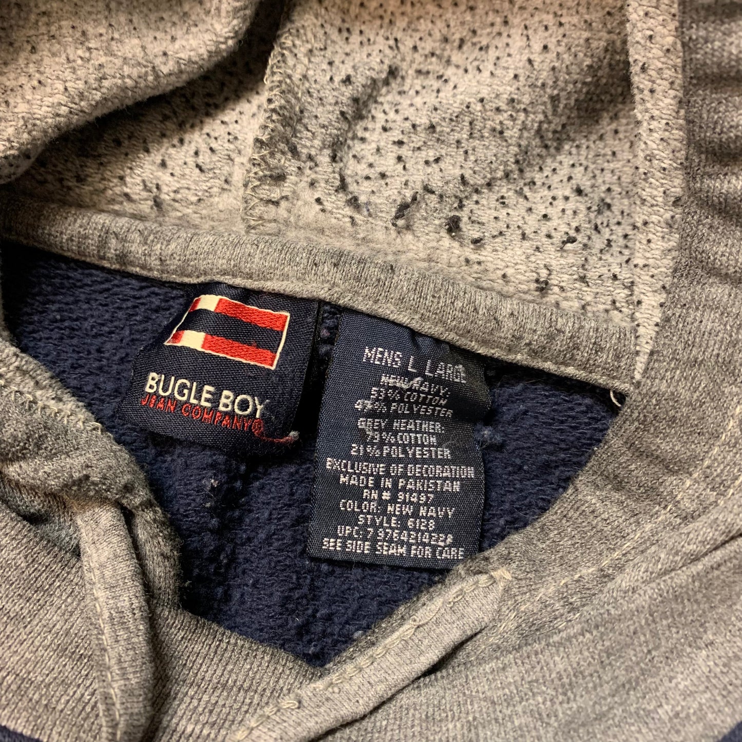 00’s Two Tone Bugle Boy Hooded Sweatshirt