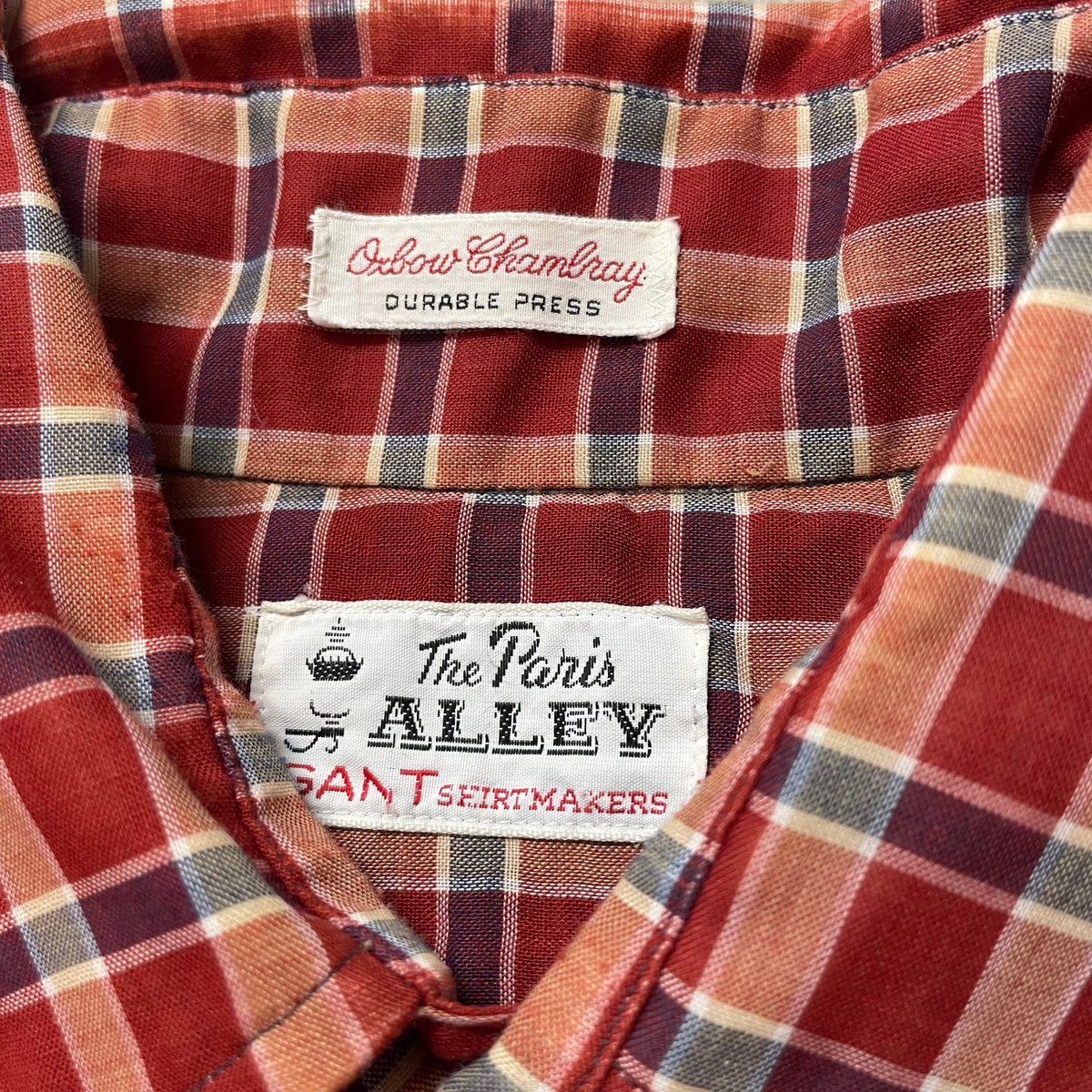 70’s ‘The Paris Alley’ by Gant Plaid Shirt