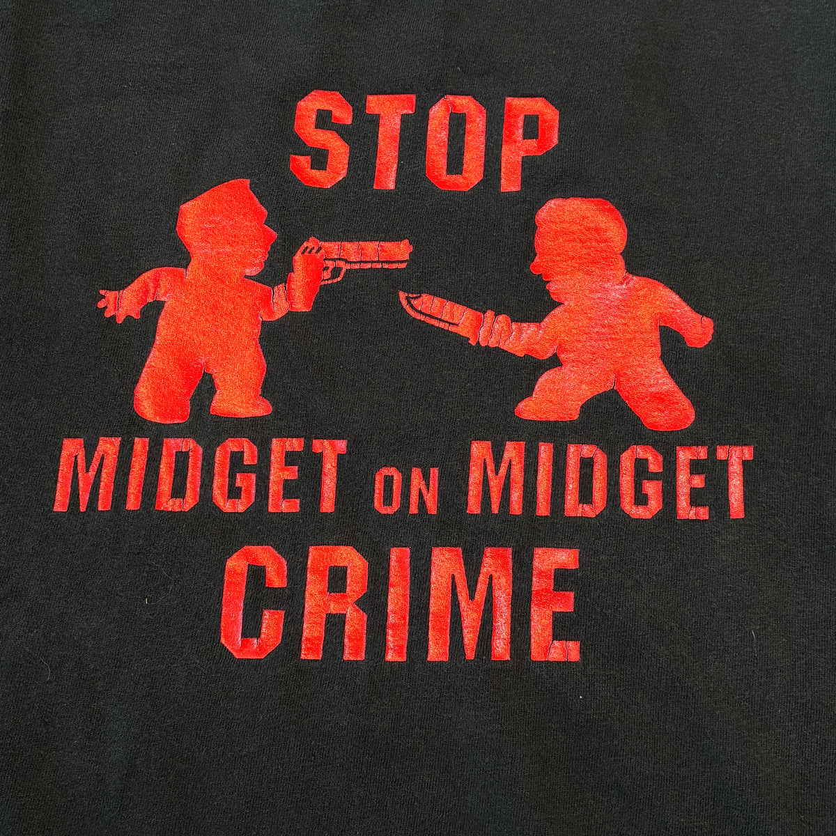 Midget on midget crime size m
