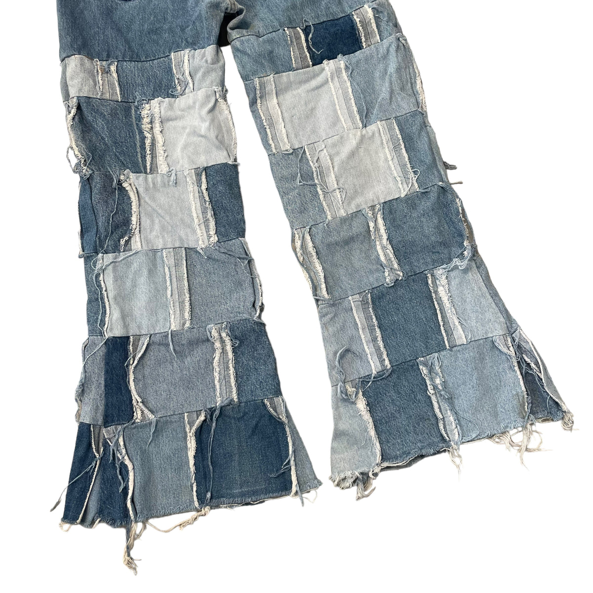 90’s Levi’s 501 Custom Patchwork Flares