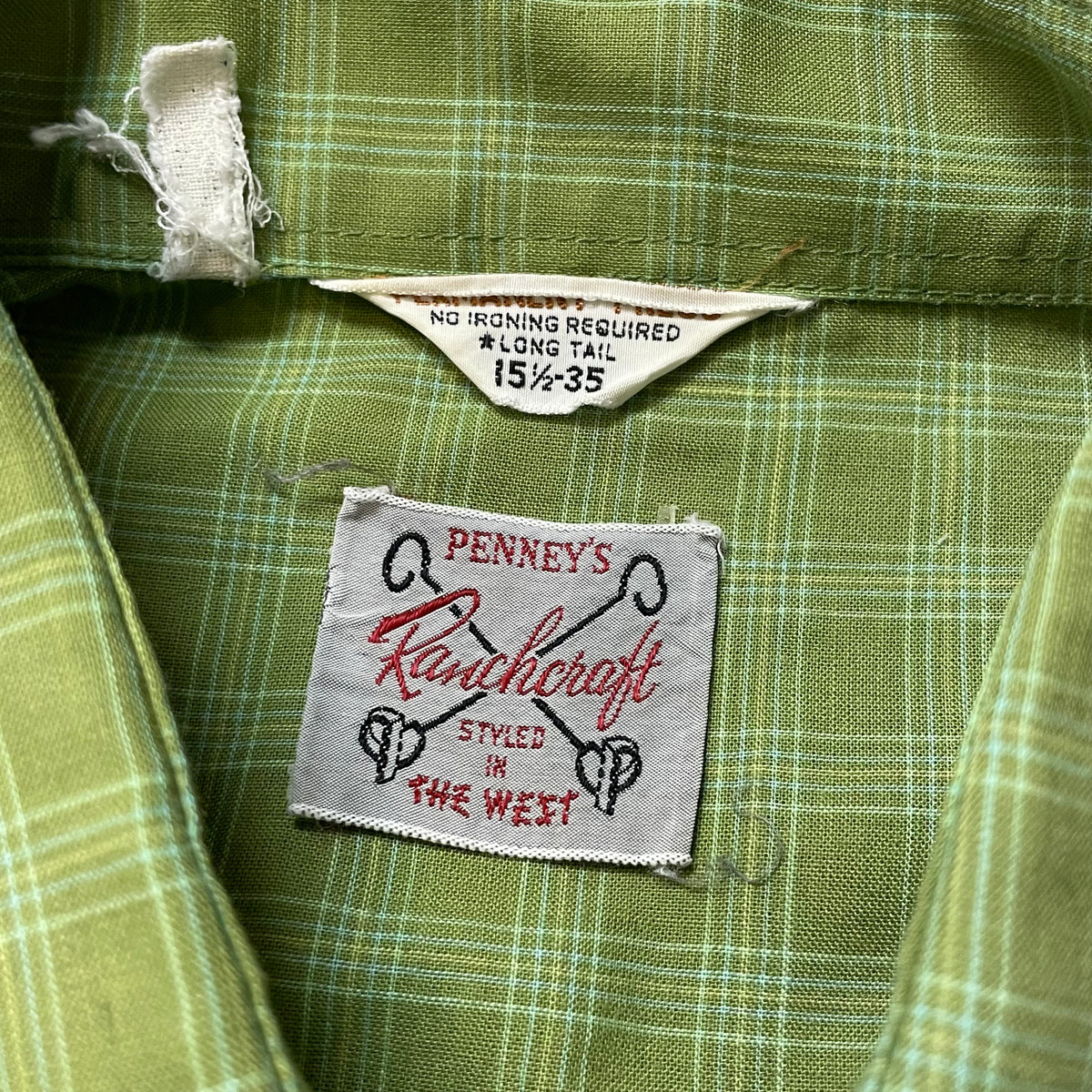 60’s Penney’s Ranchcraft Long Tail Pearl Snap Shirt
