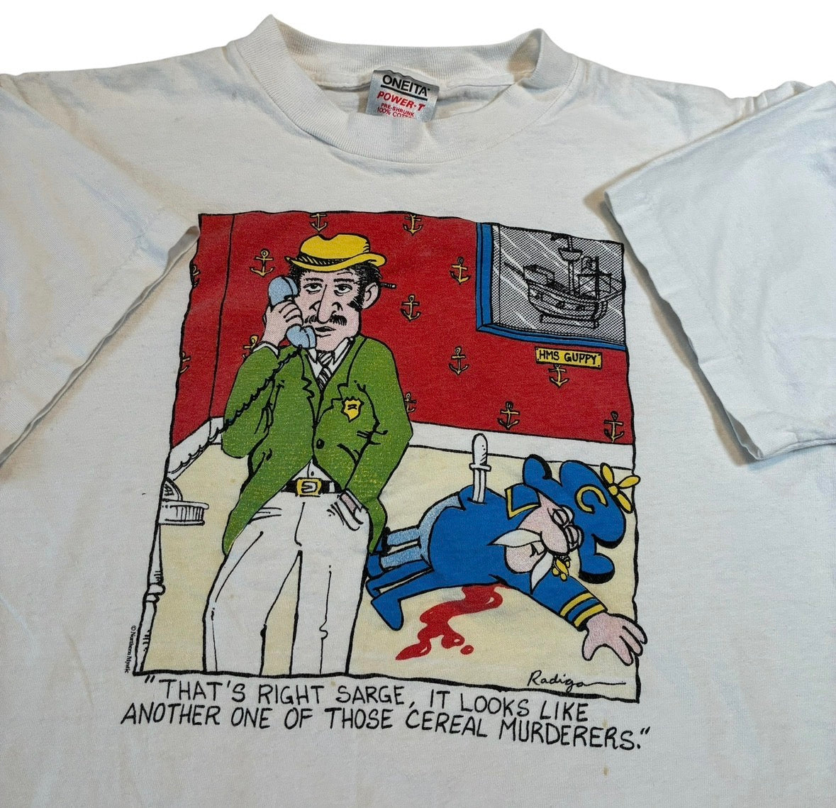 Serial killer Captain crunch parody size large