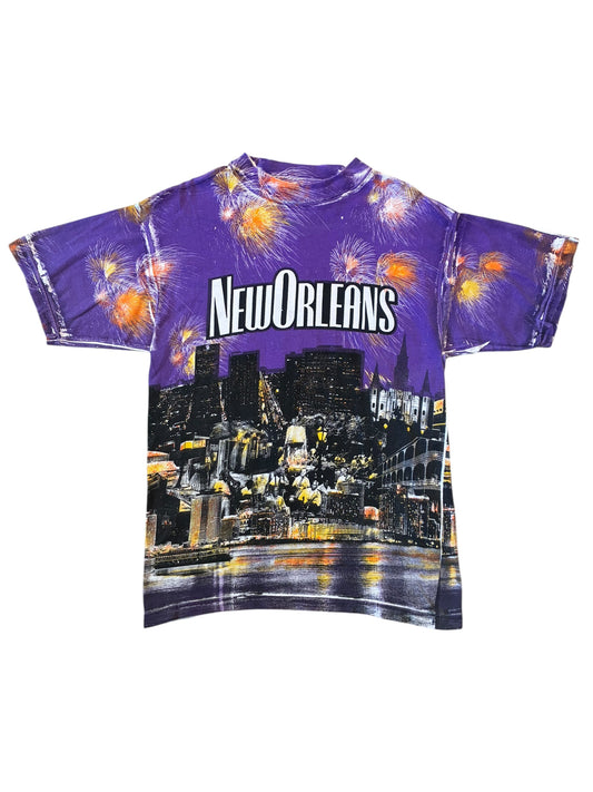 New Orleans All Over Print T-Shirt fits Large