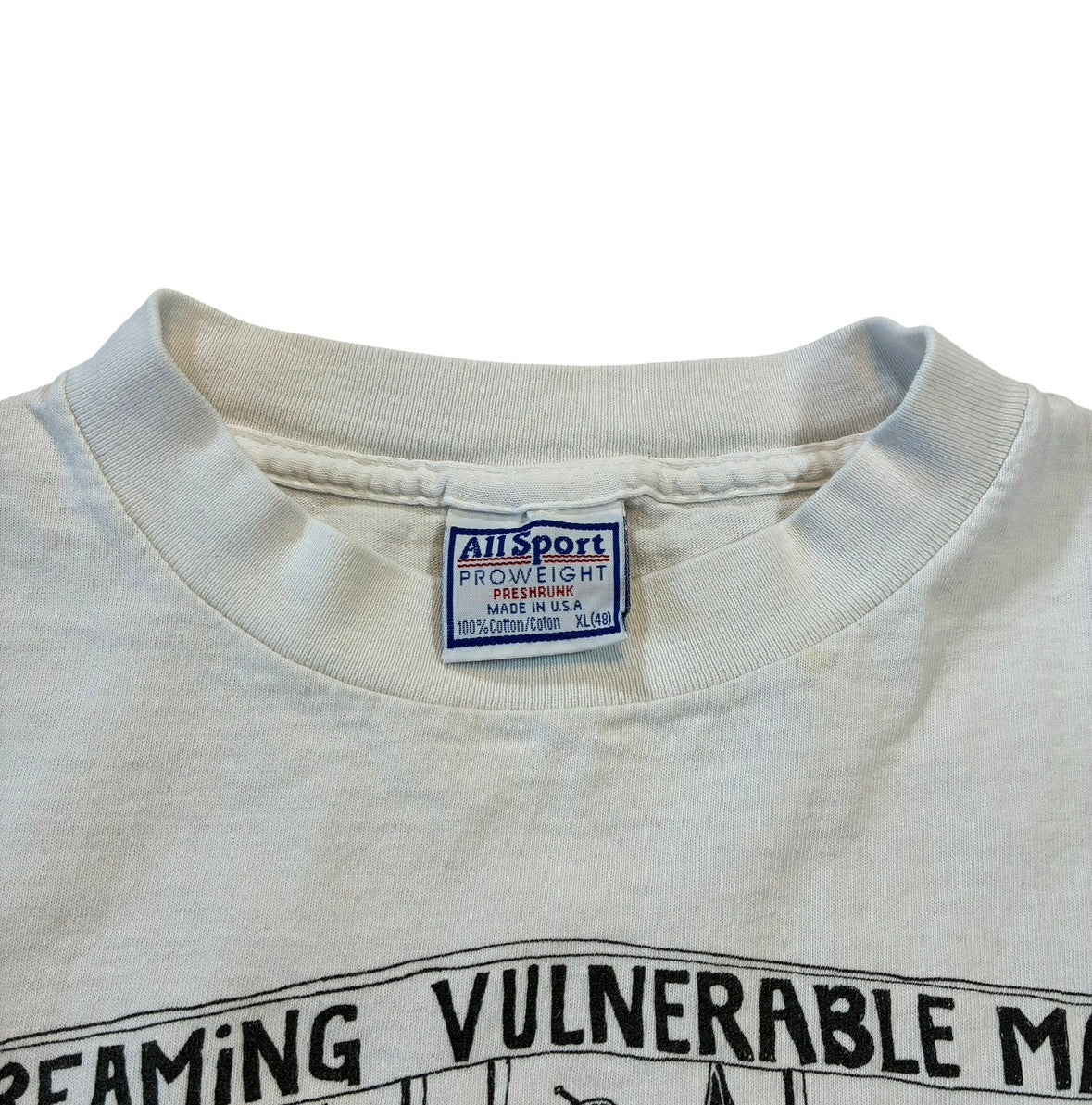 Screaming man tee size xl