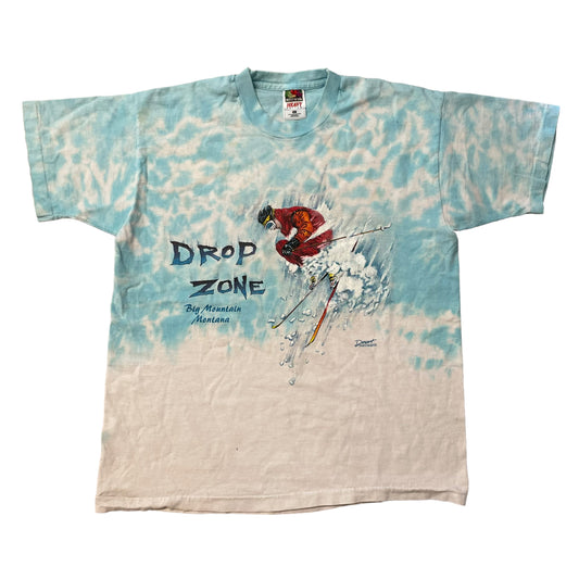 90’s ‘Drop Zone’ Skiing Tie Dye T-Shirt