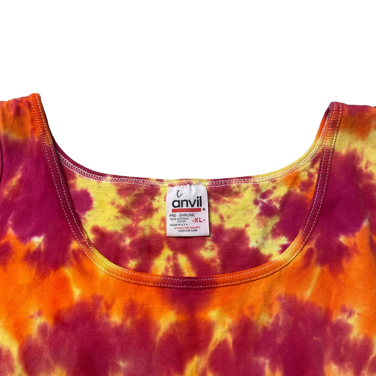 90’s Smiley Face Tie Dye Tank Top
