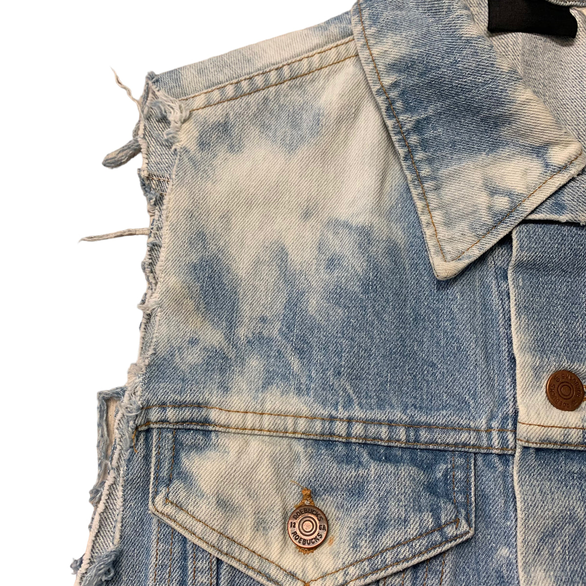 70’s Sears Roebucks Cut Off Denim Vest