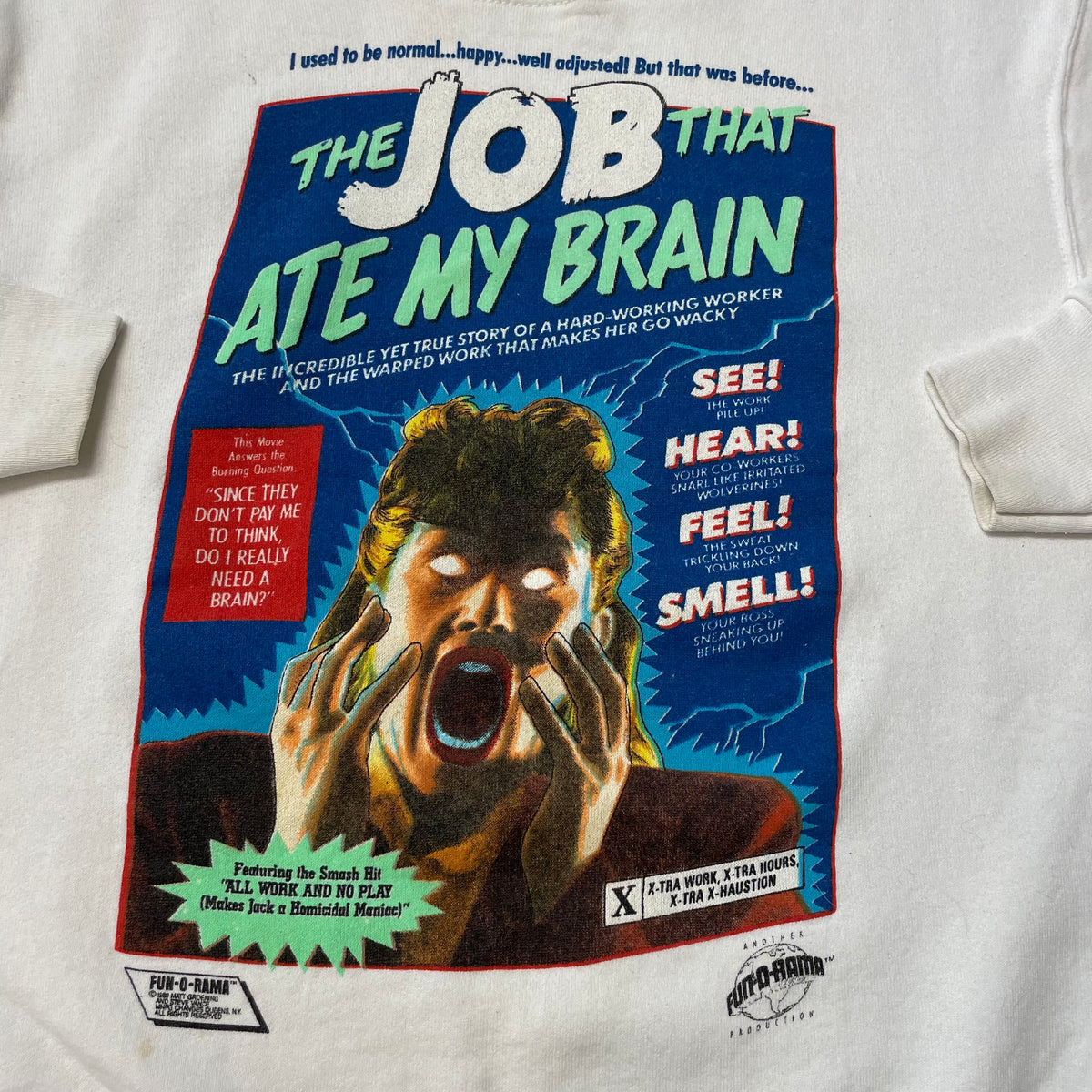 90’s ‘The Job That Ate My Brain’ Sweatshirt