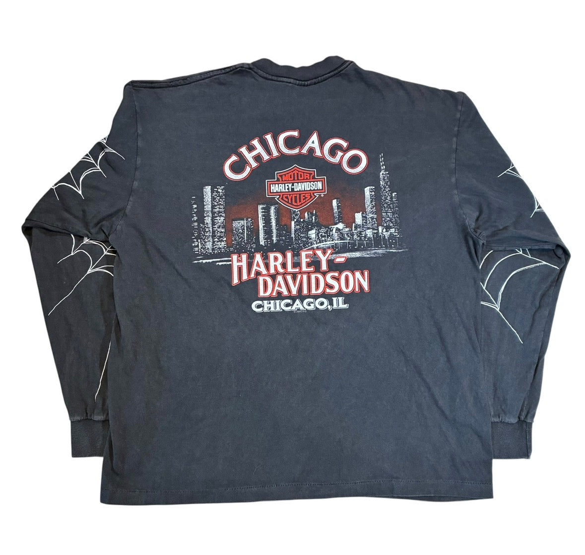 !!!!!Fake reprint !!!!! Harley spider tee size xl