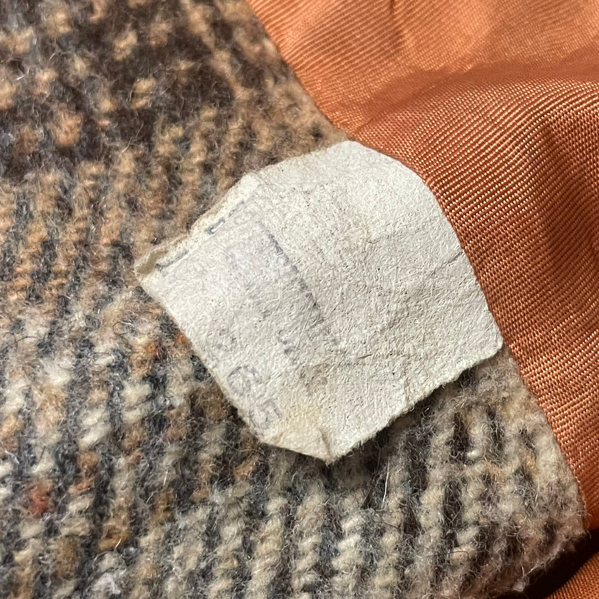 60’s/70’s Wool Plaid Hooded Zip Up Jacket