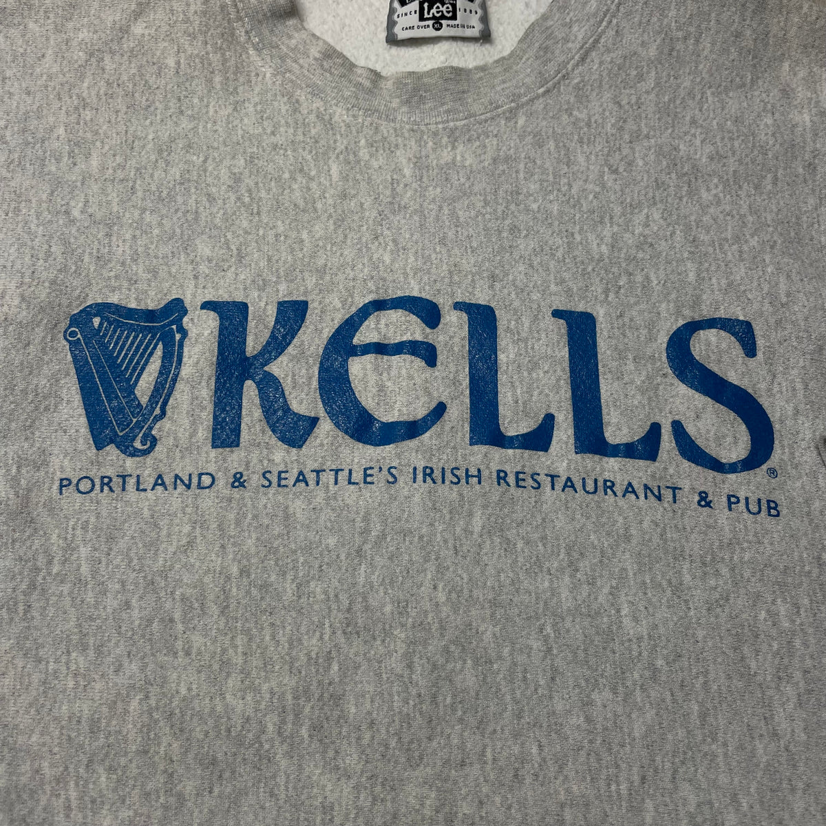 90’s Kells Irish Restaurant and Pub Lee Cross Grain Sweatshirt