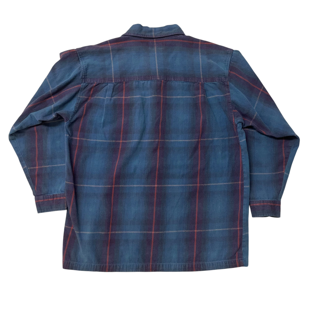 90’s/00’s Arizona Jean Co. Plaid Loop Collar Shirt