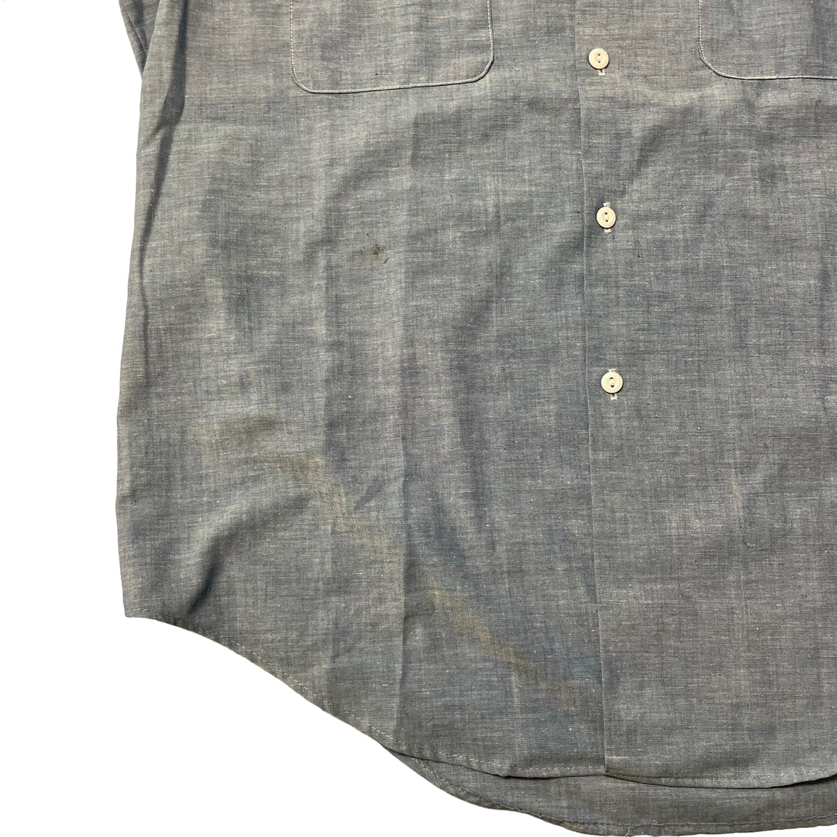 60’s Big Mac Selvedge Chambray Short Sleeve Work Shirt