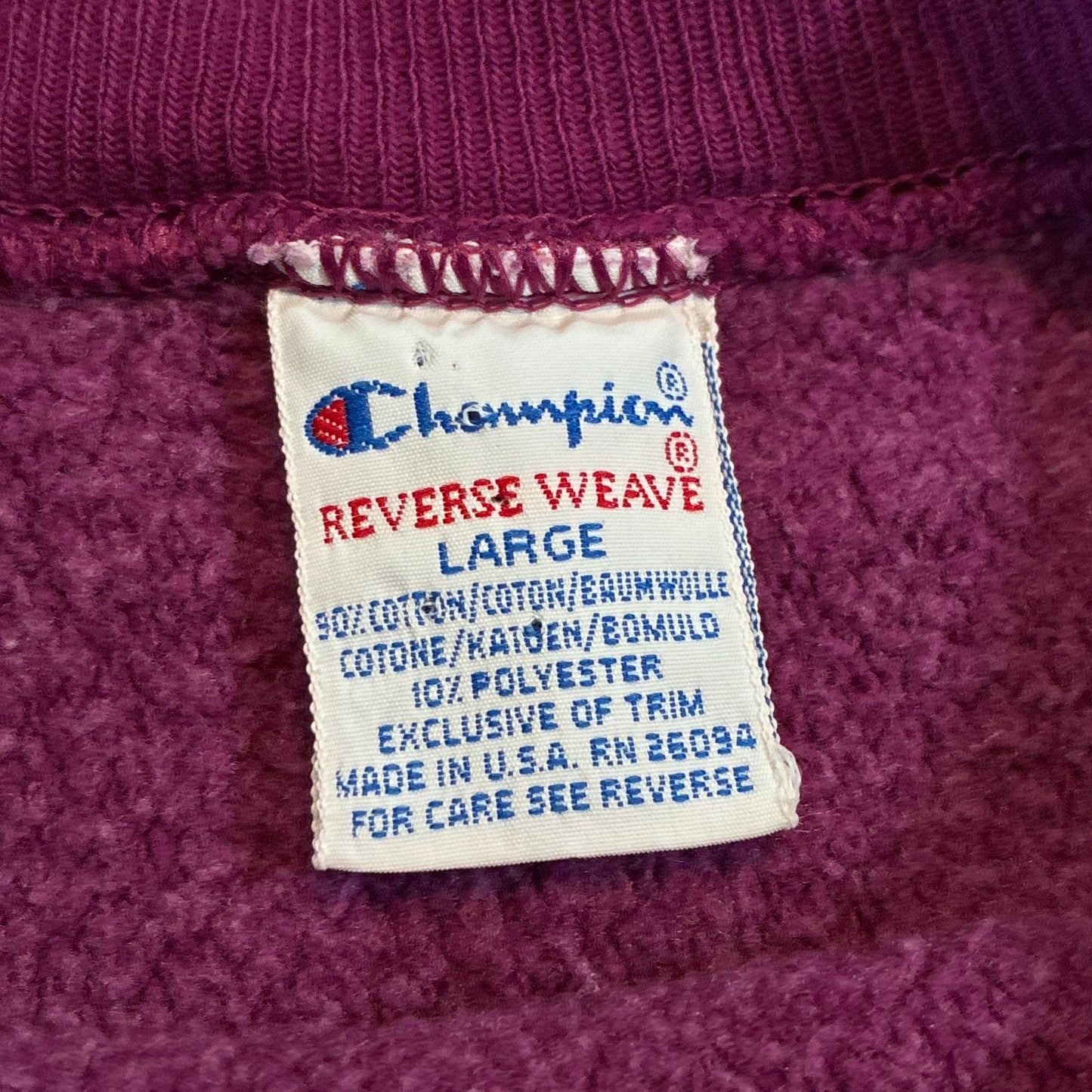 Champion Reverse Weave Embroidered Sweatshirt Large