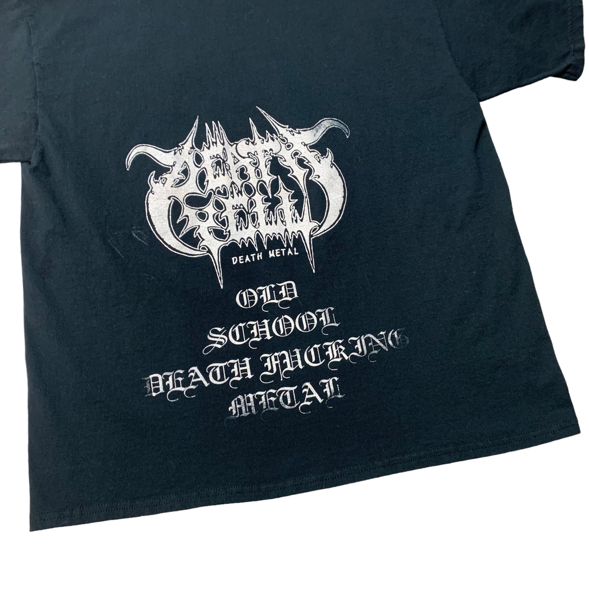 00’s Death Metal Band Test Print T-Shirt