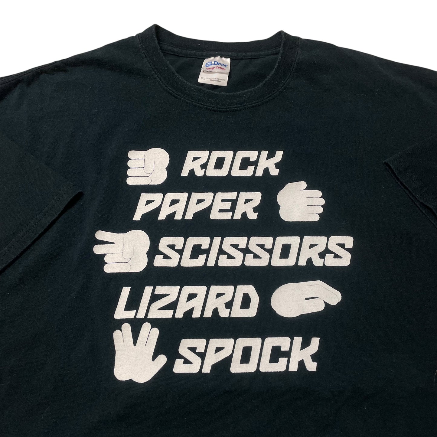 00’s ‘Rock Paper Scissors Lizard Spock’ T-Shirt