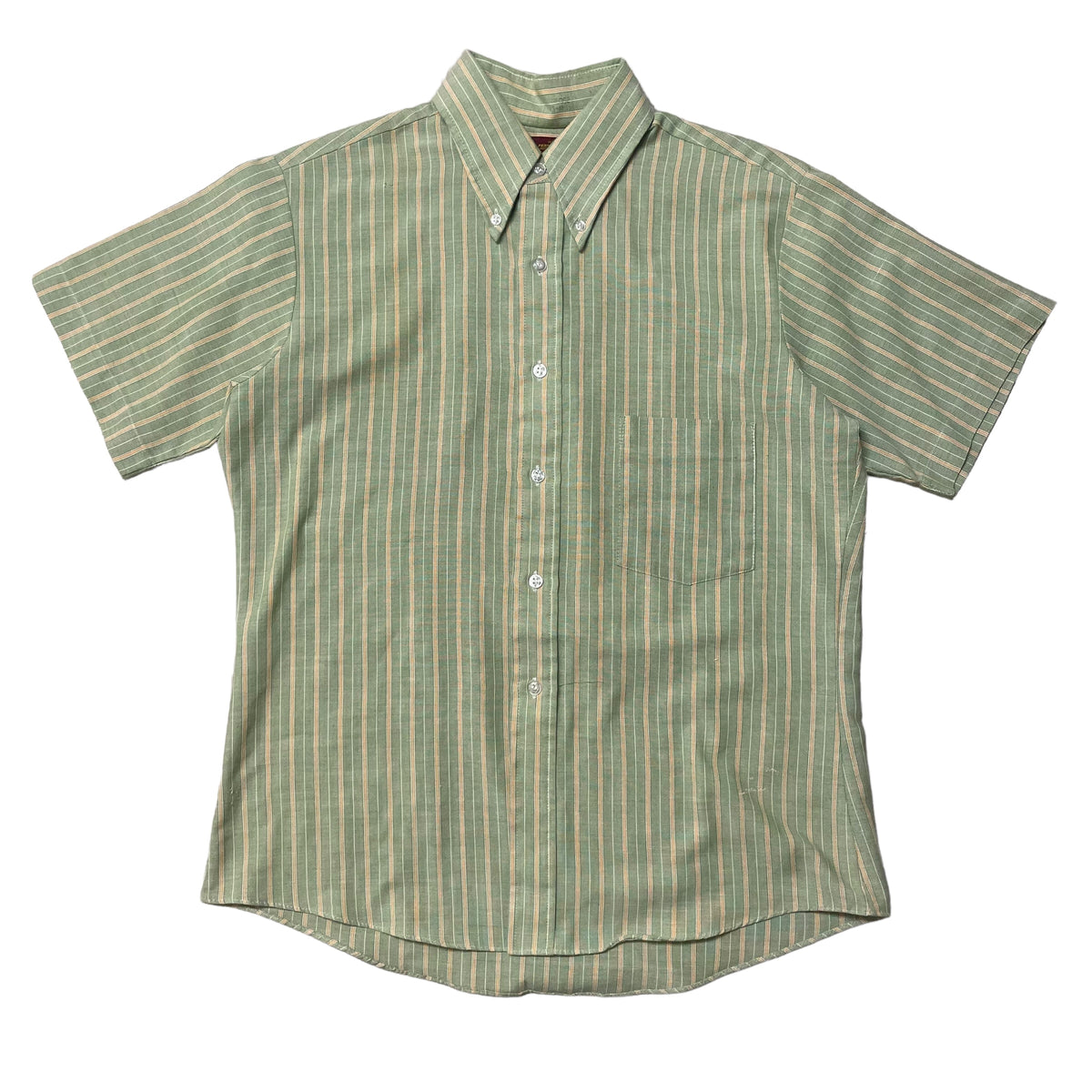 70’s Sears Kings Road Striped Short Sleeve Shirt