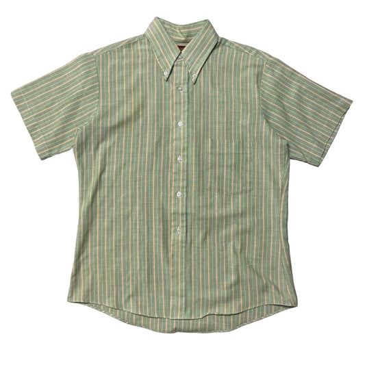70’s Sears Kings Road Striped Short Sleeve Shirt