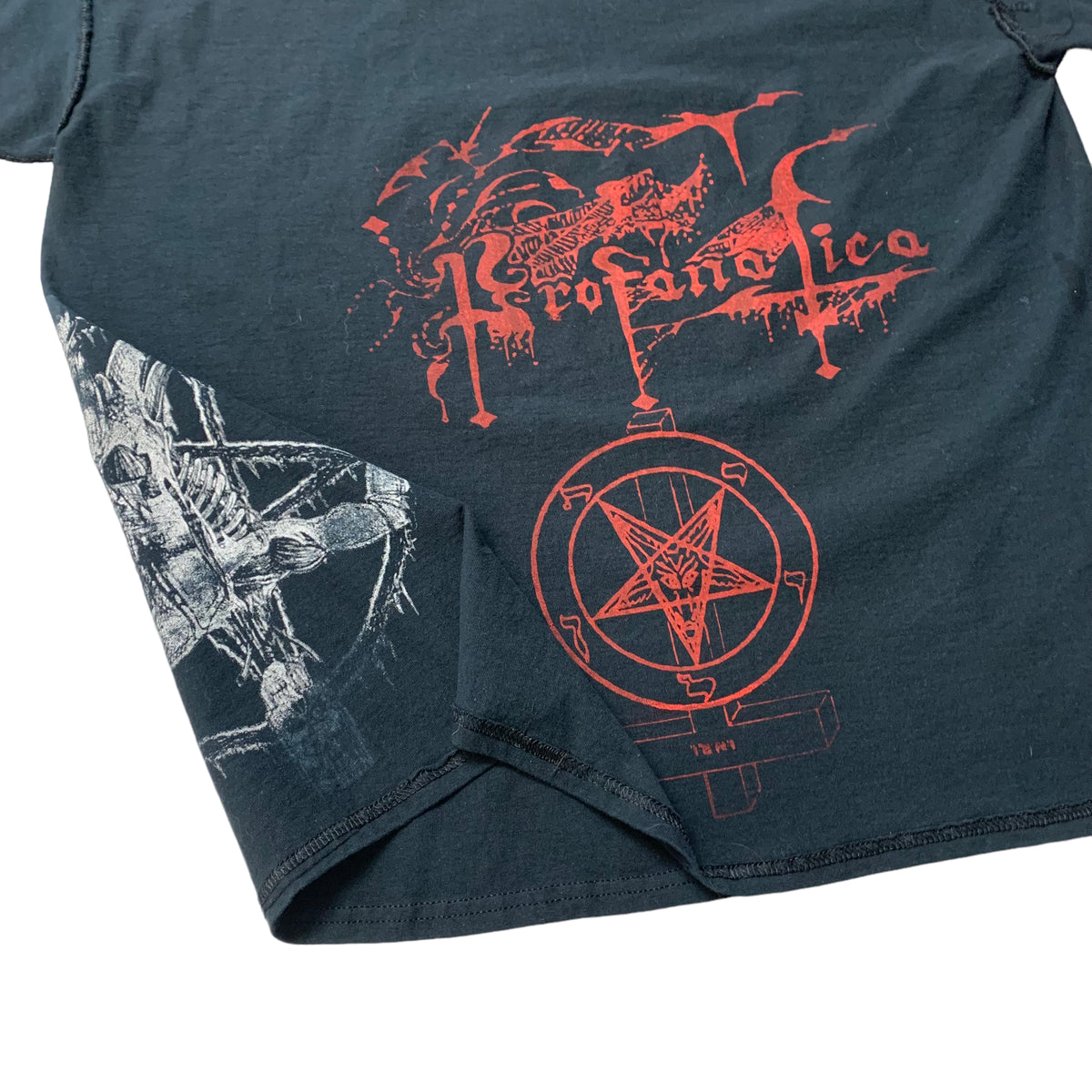 00’s Death Metal Band Test Print T-Shirt
