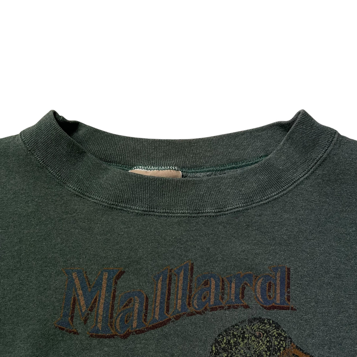 90’s Mallard Hunting Decoys Sweatshirt Green