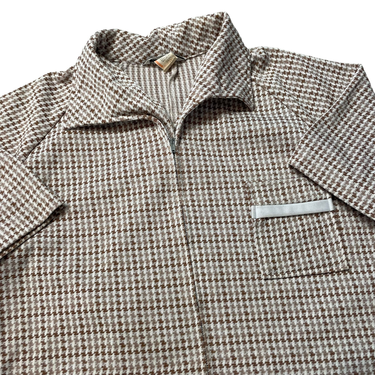 70’s Mr. Barco Jacquard Zip Up Shirt