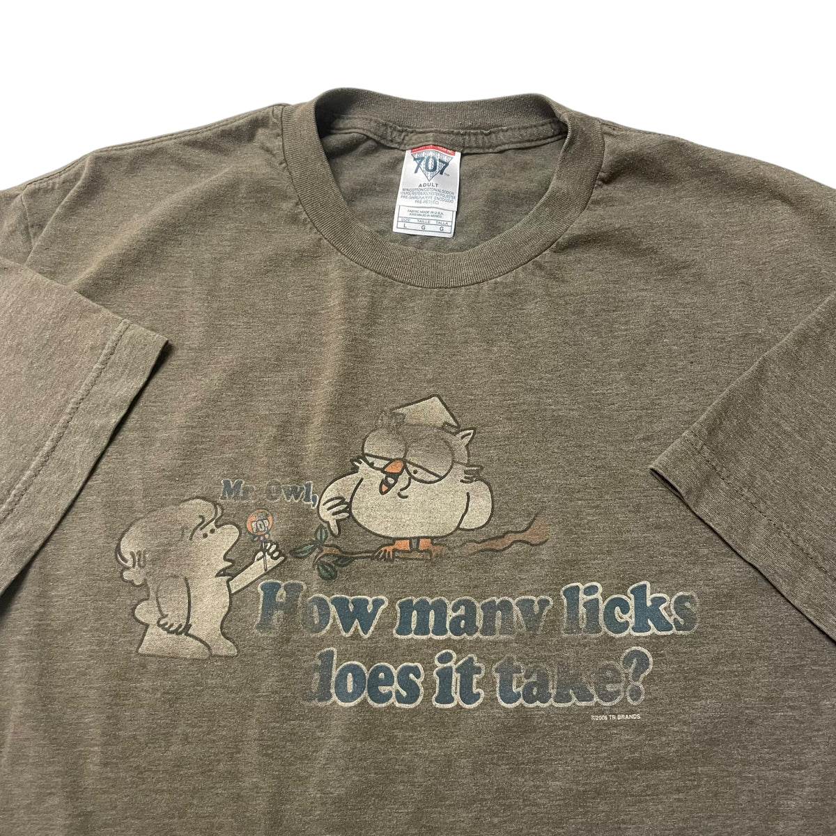 00’s ‘How Many Licks Does it Take’ Tootsie Roll Pop T-Shirt