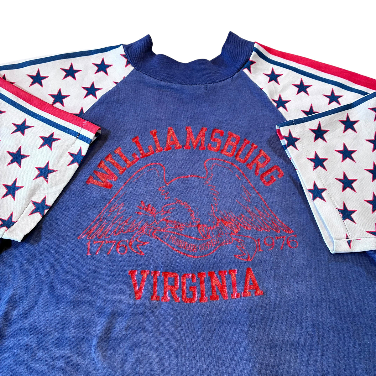 70s American flag sleeve T-shirt size large