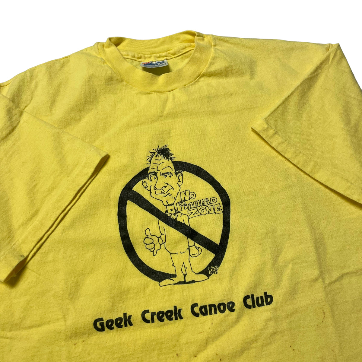 90’s ‘No Pinhead Zone’ Canoe Club T-Shirt