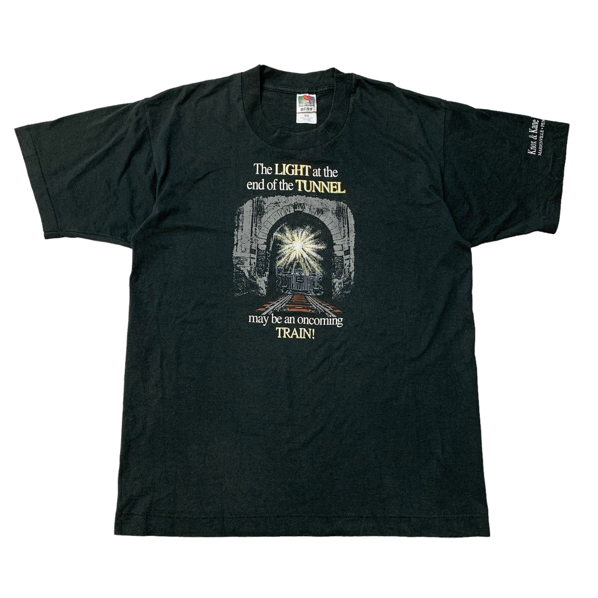 Railroad Light in Tunnel T-Shirt