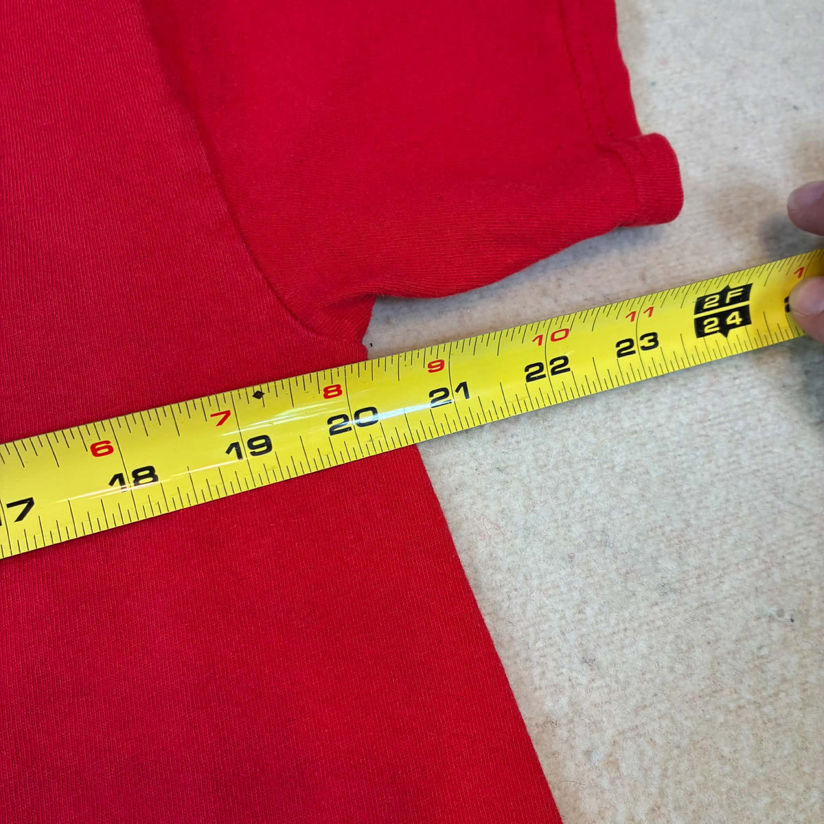 Size large camping tee