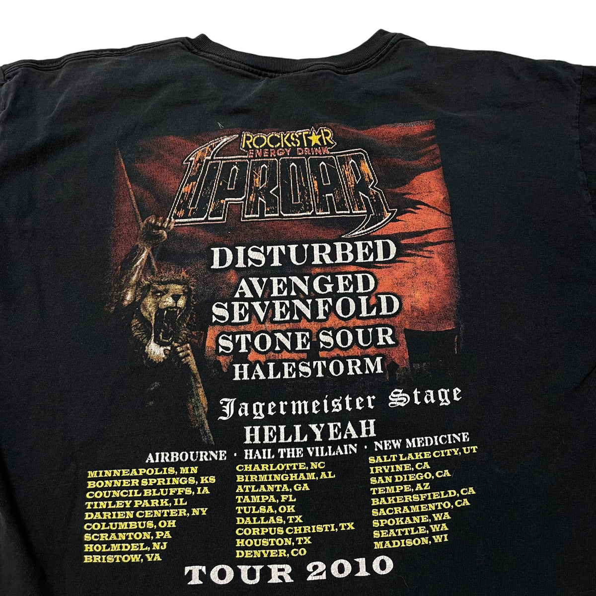 2010 Avenged Sevenfold ‘Rock Star Uproar’ Tour T-Shirt