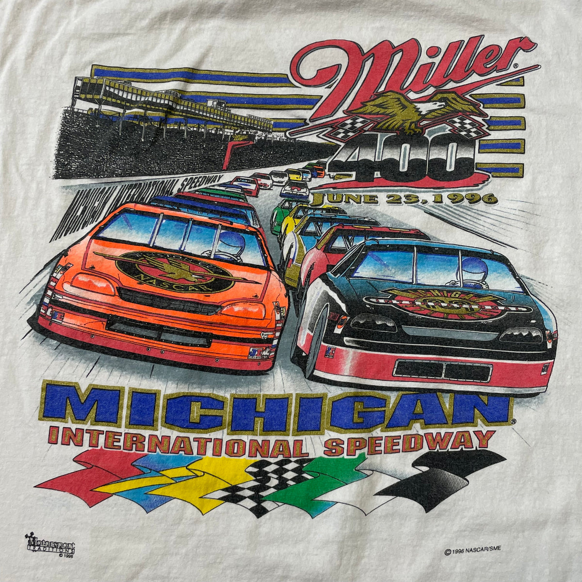 90’s Nascar Winston Cup Michigan Speedway Racing T-Shirt