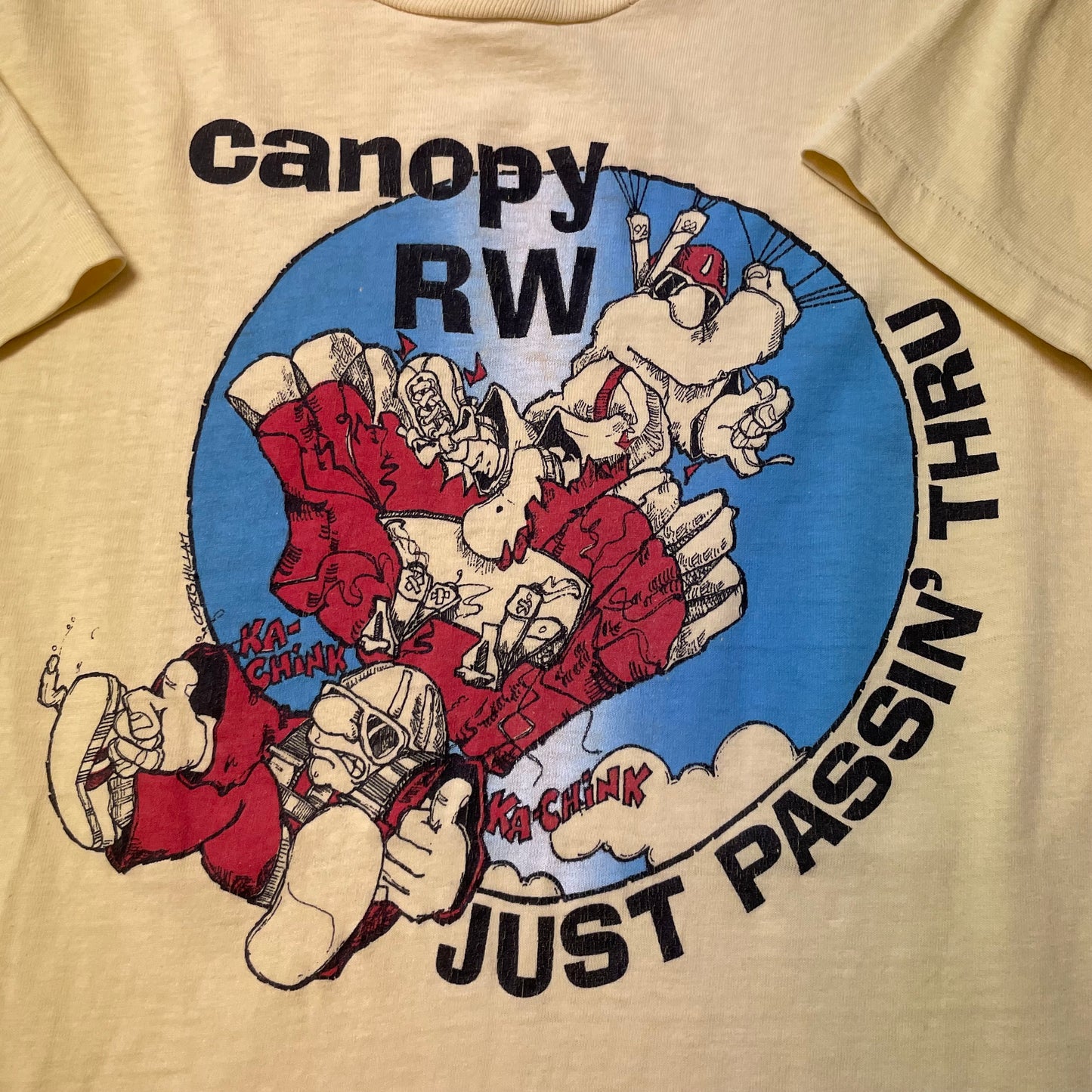 70’s ‘Just Passin’ Thru’ Parachuting T-Shirt